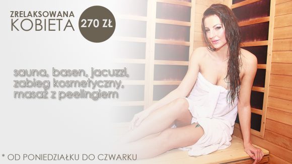 pakiet zrelaksowana kobieta zabiegi spa dla kobiet